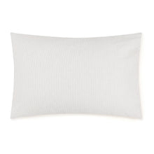  Washed Cotton Pillowcases Set of 2 | Light Grey Stripe