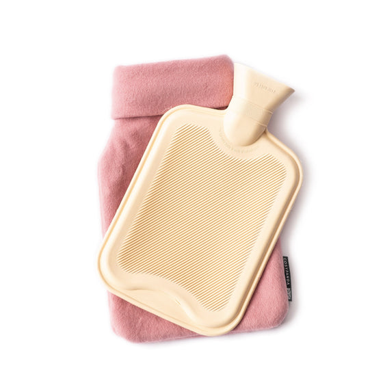 Pink Organic Cotton Hot Water Bottle