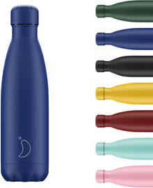  Matte Blue Chilly's Water Bottle - Myza