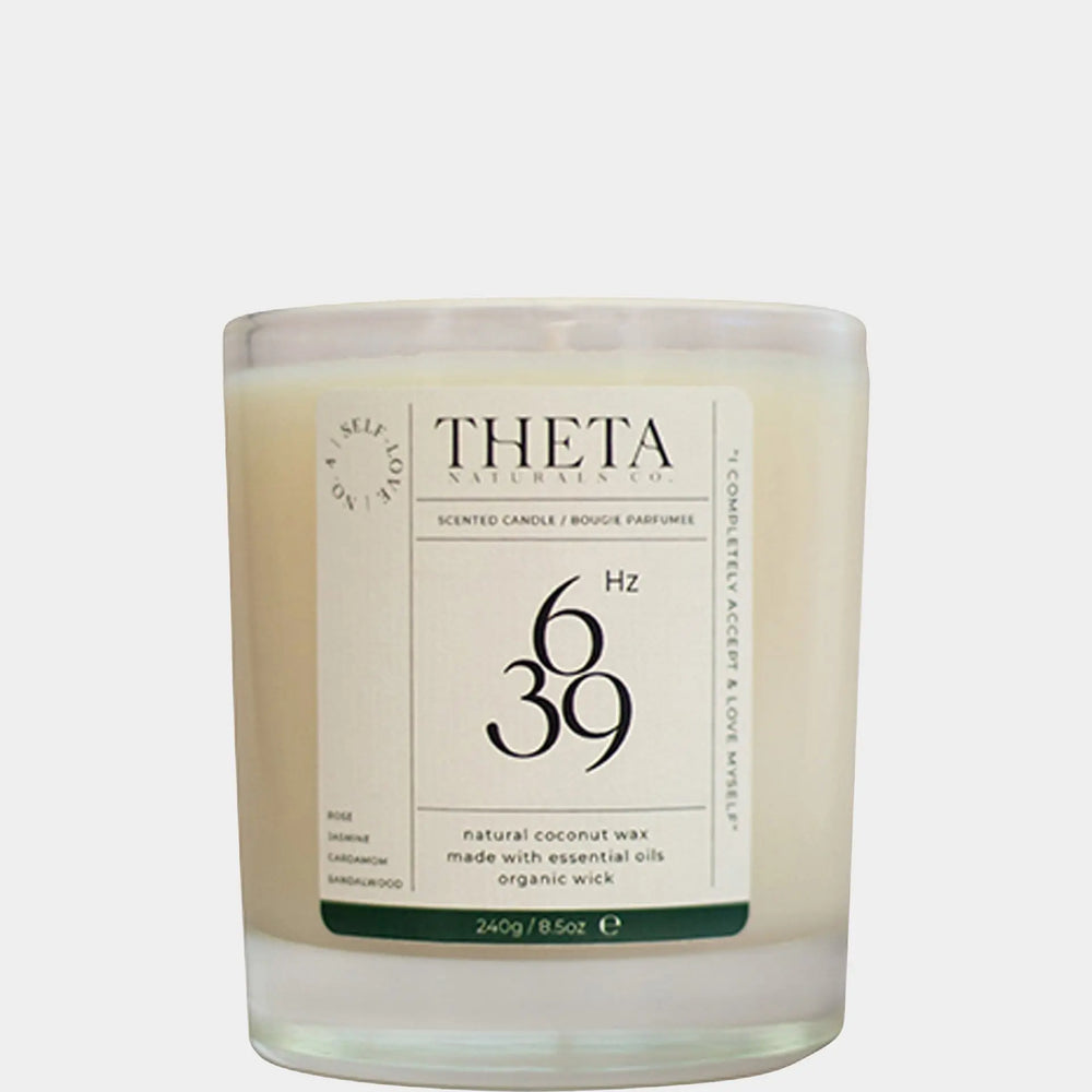 639Hz Self-Love Candle - Heart Chakra Theta Naturals Co