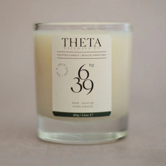 639Hz Self-Love Candle - Heart Chakra Theta Naturals Co