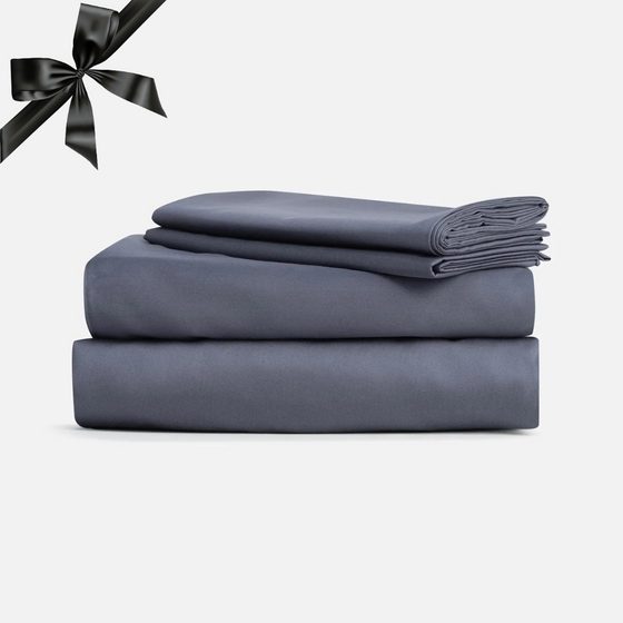 Clean Silver Sheet Set