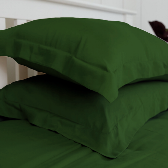 Fitted Sheet in Forest Green (Eucalyptus Silk)