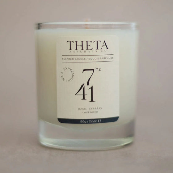 741Hz Expression Candle - Throat Chakra Theta Naturals Co