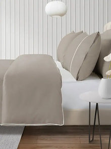  800 Thread Count Egyptian Cotton Duke of Bliss LUXE Bedding Set - Simply Taupe Accent Bedding Envy