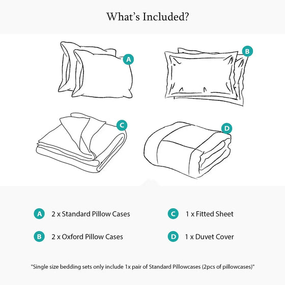 800 Thread Count Egyptian Cotton Regalwood LUXE Bedding Set - Brilliant White Bedding Envy