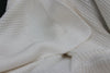 Large Knitted White/Ivory Bamboo Baby Blanket