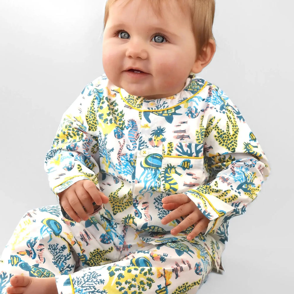 A Fin-Tastic Dance Off Baby Pyjama Trouser Set Kutti Lulu