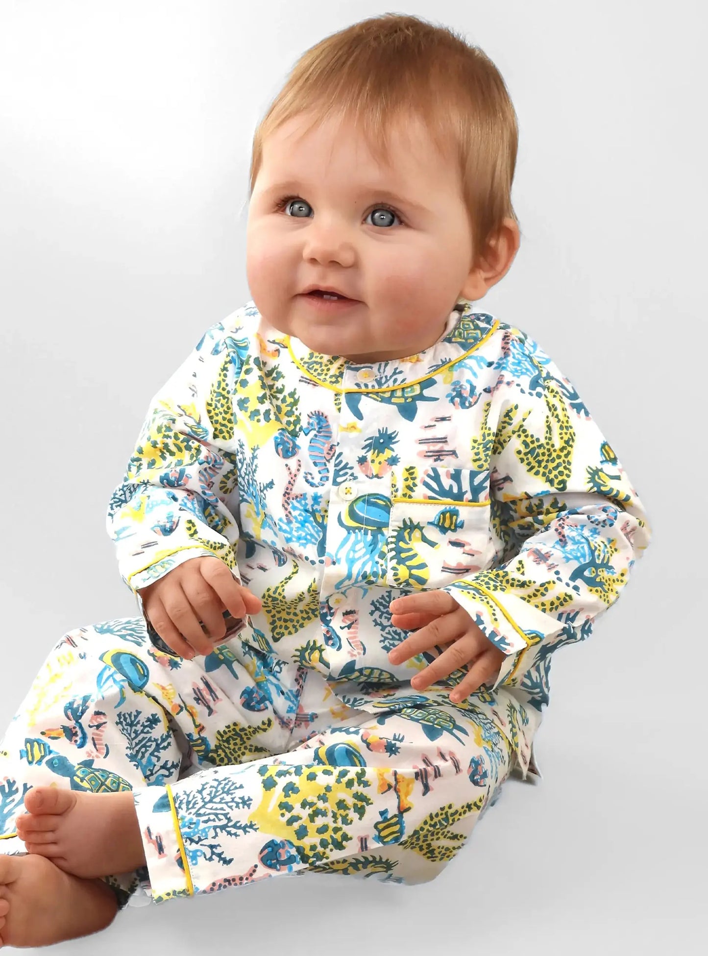 A Fin-Tastic Dance Off Baby Pyjama Trouser Set Kutti Lulu