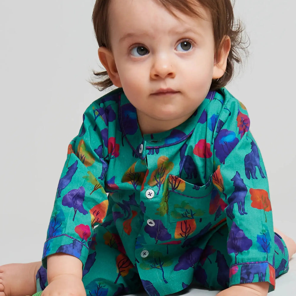 A Whimsical Howl Baby Pyjama Trouser Set Kutti Lulu