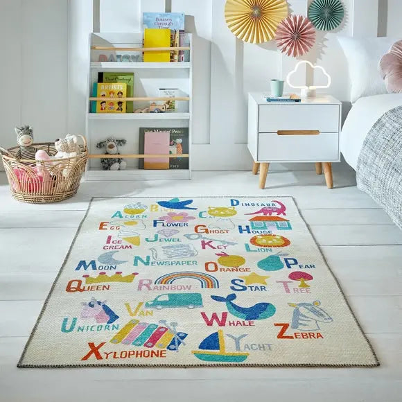 ABC Kids Washable Rug Dunelm