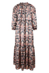 AHB Atelier Women's Liberty Silk Juno Feather Raglan Sleeve Dress Coco & Wolf