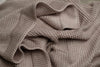 Organic Large Grey Knitted Bamboo Blanket