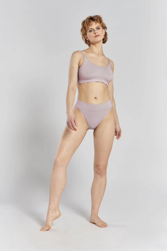 Acacia Seamless Stretch-Bamboo Bralette - Blossom Lilac Peachaus