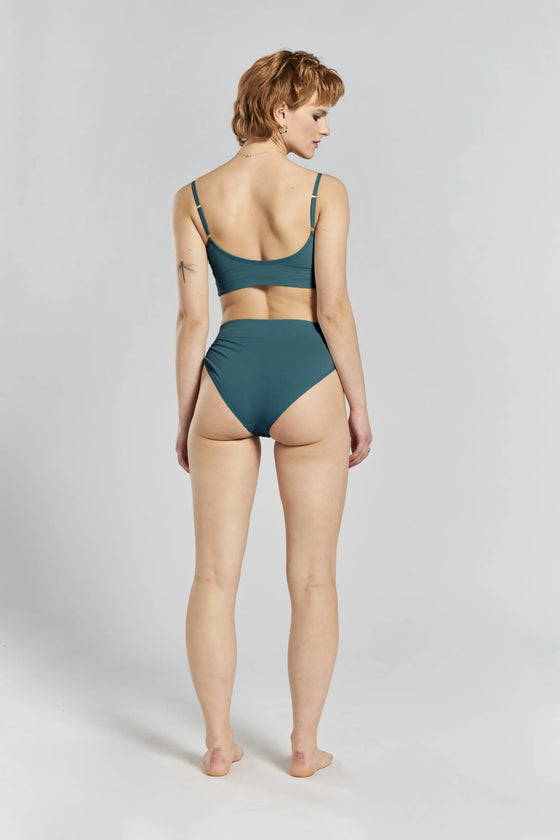 Acacia Seamless Stretch-Bamboo Bralette - Seabed Blue Peachaus