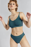 Acacia Seamless Stretch-Bamboo Bralette - Seabed Blue Peachaus