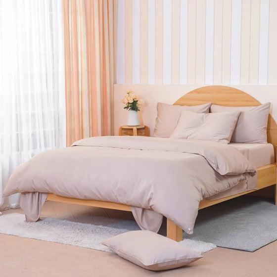 Ackly Bamboo - Beige Bedding Sheet Story