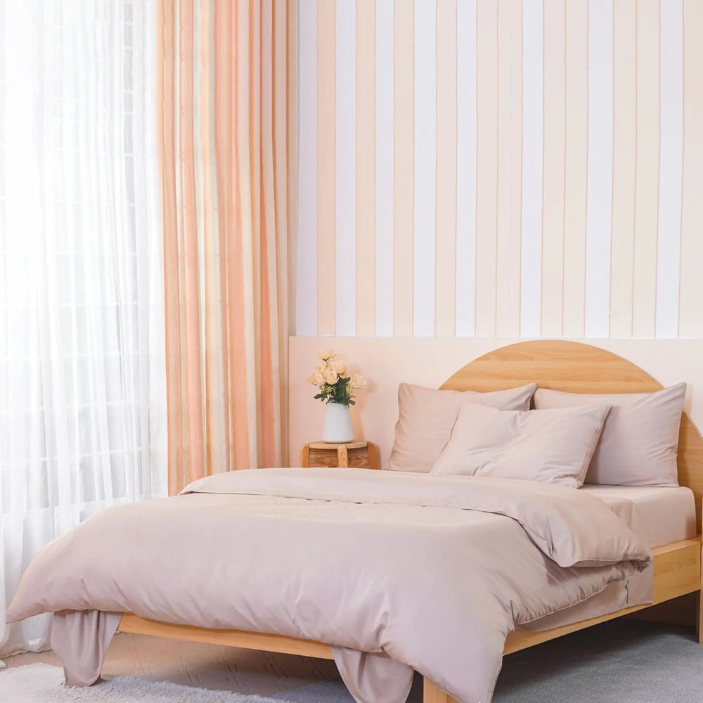 Ackly Bamboo - Beige Bedding Sheet Story