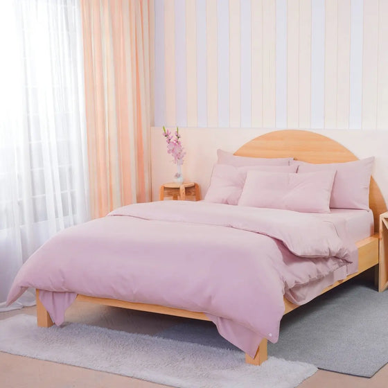 Ackly Bamboo - Blush Bedding Sheet Story