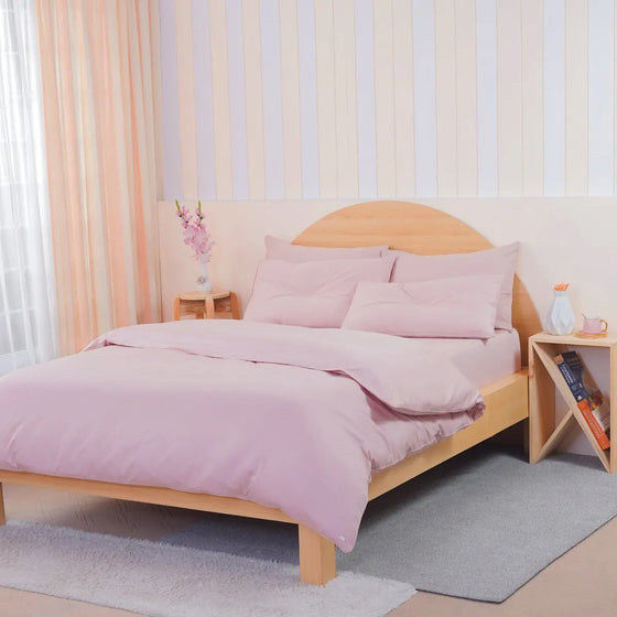 Ackly Bamboo - Blush Duvet Cover Sheet Story