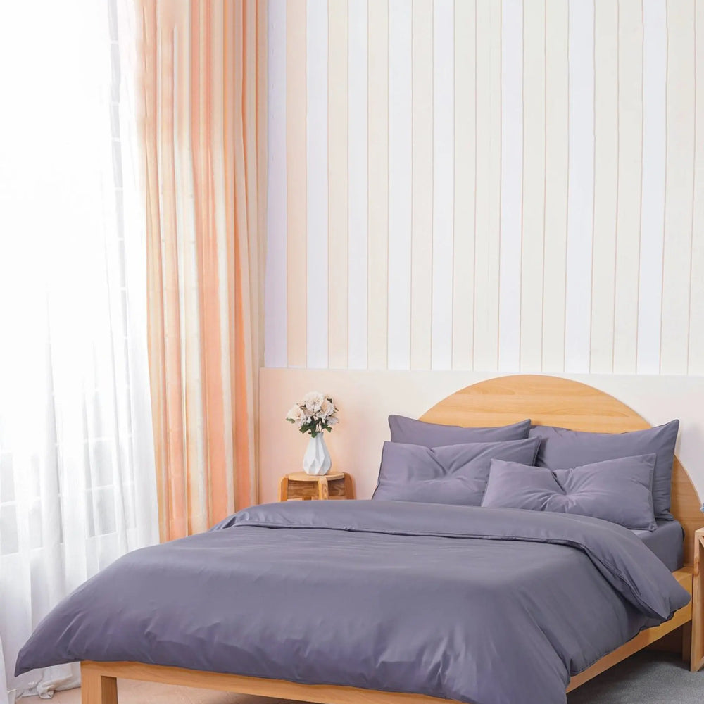 Ackly Bamboo - Charcoal Bedding Sheet Story