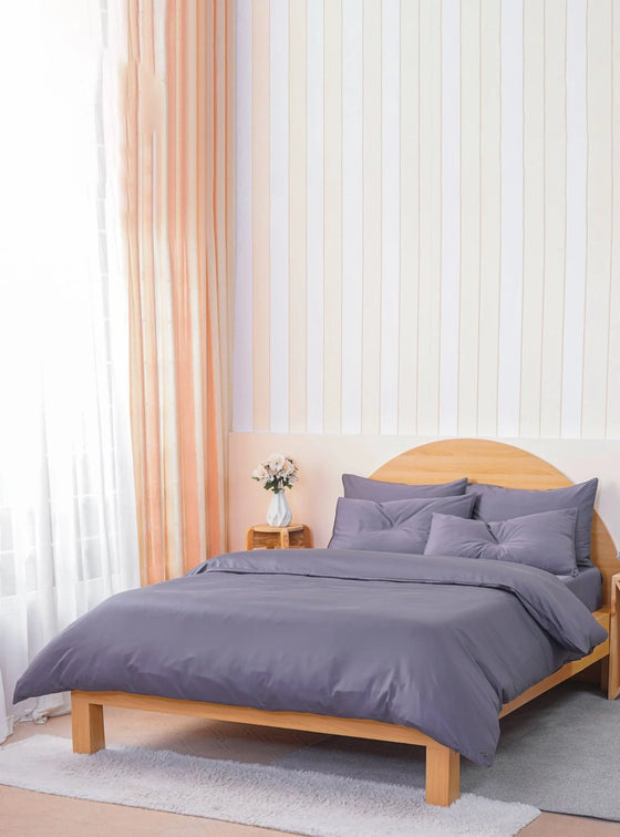 Ackly Bamboo - Charcoal Bedding Sheet Story