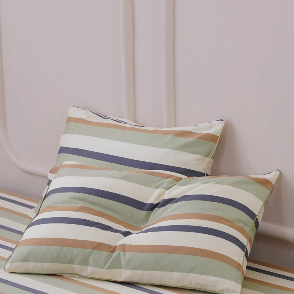 Ackly Bamboo - Harmony Stripe Pillowcases Pair Sheet Story