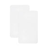 Air Lite Bedside Crib Fitted Sheets - White | 2 Pack Shnuggle