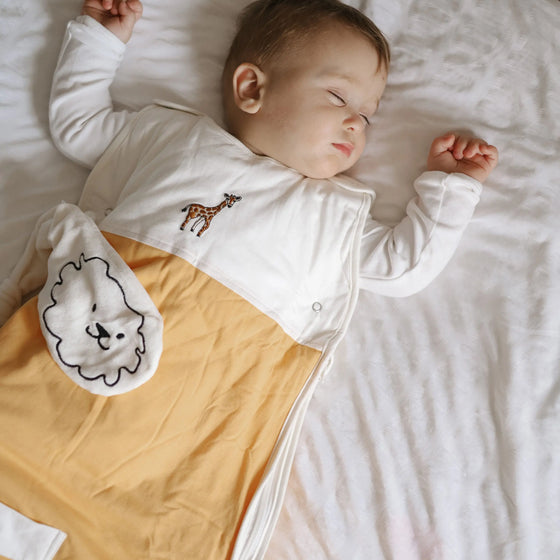 All-Season Bamboo Sleeping Bag - Embroidered Pure Earth Collection