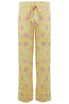 Amelie Lemonade Butterfly Girls Silk Pyjama Set Sleepy Wilson