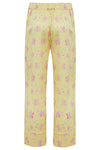 Amelie Lemonade Butterfly Girls Silk Pyjama Set Sleepy Wilson