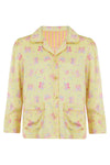 Amelie Lemonade Butterfly Girls Silk Pyjama Set