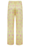 Amelie Lemonade Butterfly Girls Silk Pyjama Set