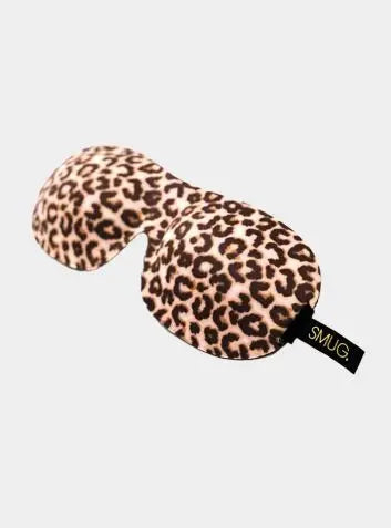 Animal Print Contoured 3D Blackout Sleep Mask SMUG