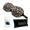 Animal Print Contoured 3D Blackout Sleep Mask SMUG