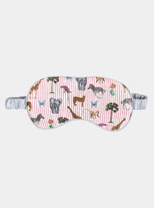  Animals Silk Eye Mask for Kids Jessica Russell Flint