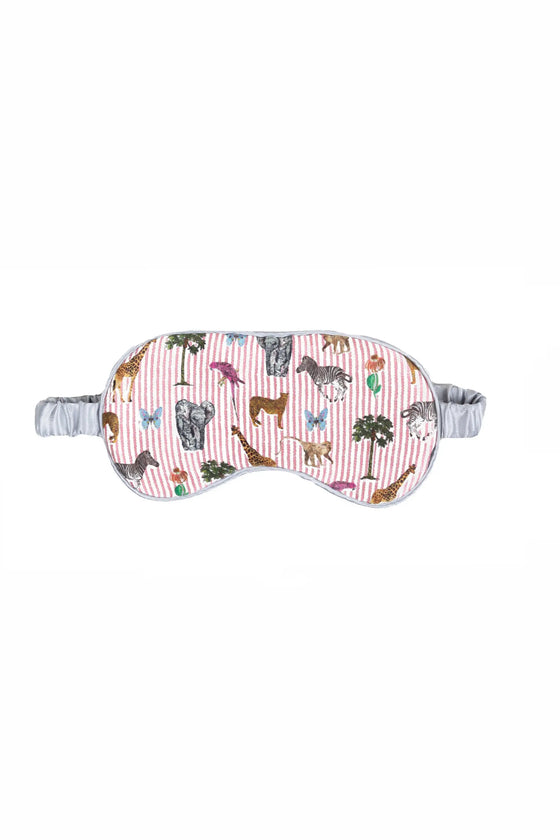 Animals Silk Eye Mask for Kids Jessica Russell Flint