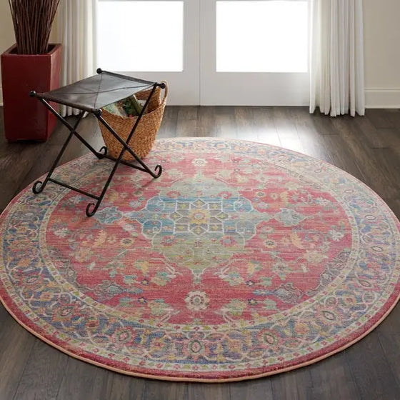 Ankara Global 1 Round Rug Dunelm