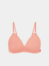 Anthelia Recycled-Tulle Soft Bralette - Canyon Peach Peachaus