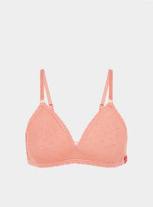  Anthelia Recycled-Tulle Soft Bralette - Canyon Peach