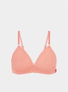  Anthelia Recycled-Tulle Soft Bralette - Canyon Peach Peachaus