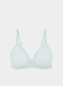  Anthelia Recycled-Tulle Soft Bralette - Fjordland Green Peachaus