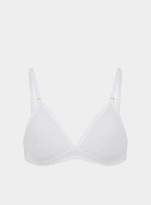  Anthelia Recycled-Tulle Soft Bralette - Glacier White