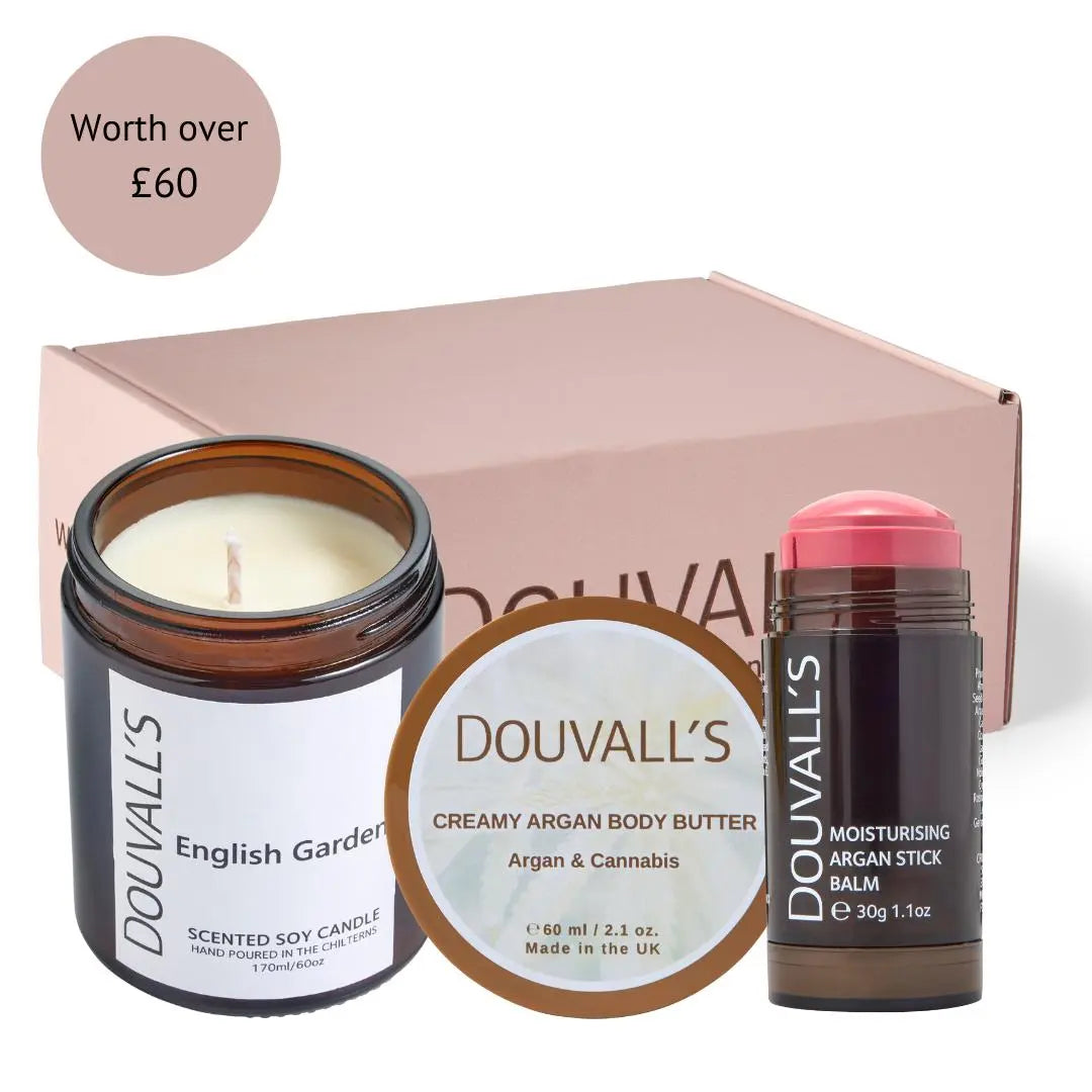 Argan Glow Beauty Box (Three Products) Winter Box Douvalls Beauty