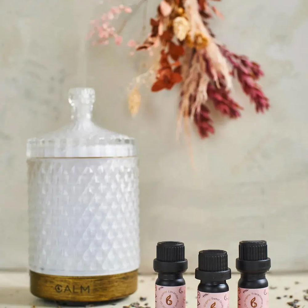 Aroma Diffuser With Our Breathe Calm Oil Set bcalm