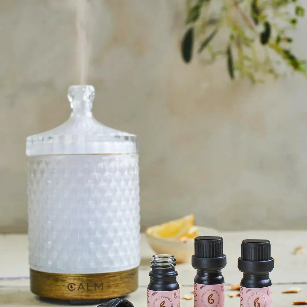 Aroma Diffuser With Our Live Calm Oil Set bcalm