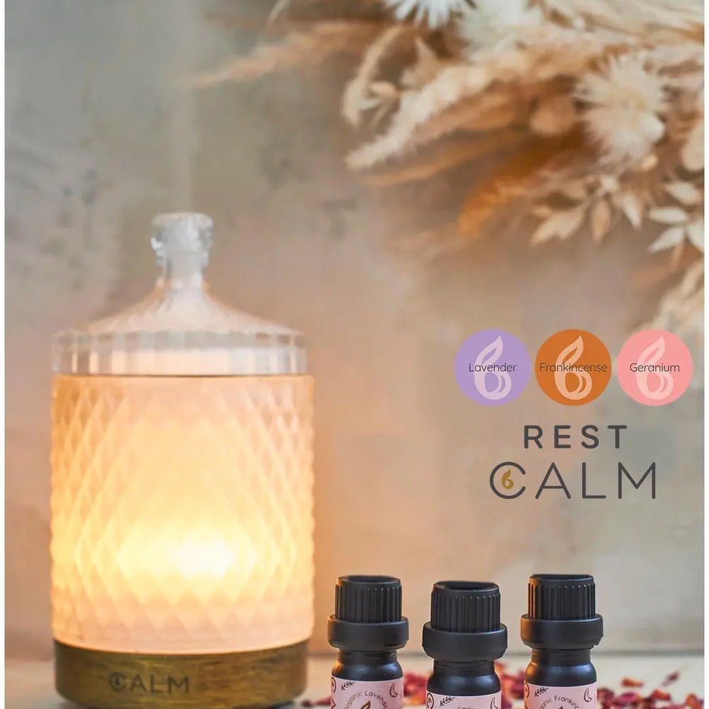 Aroma Diffuser With Our Rest Calm Oil Set bcalm