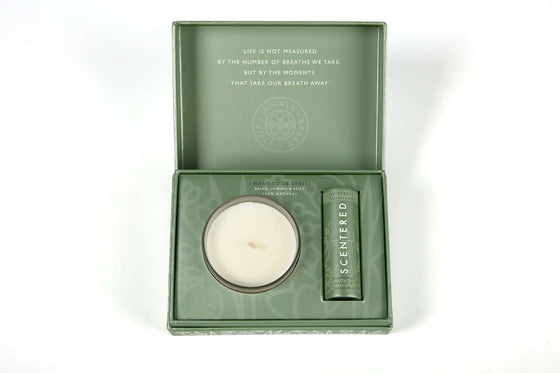 Aromatherapy Balm and Candle Set Scentered