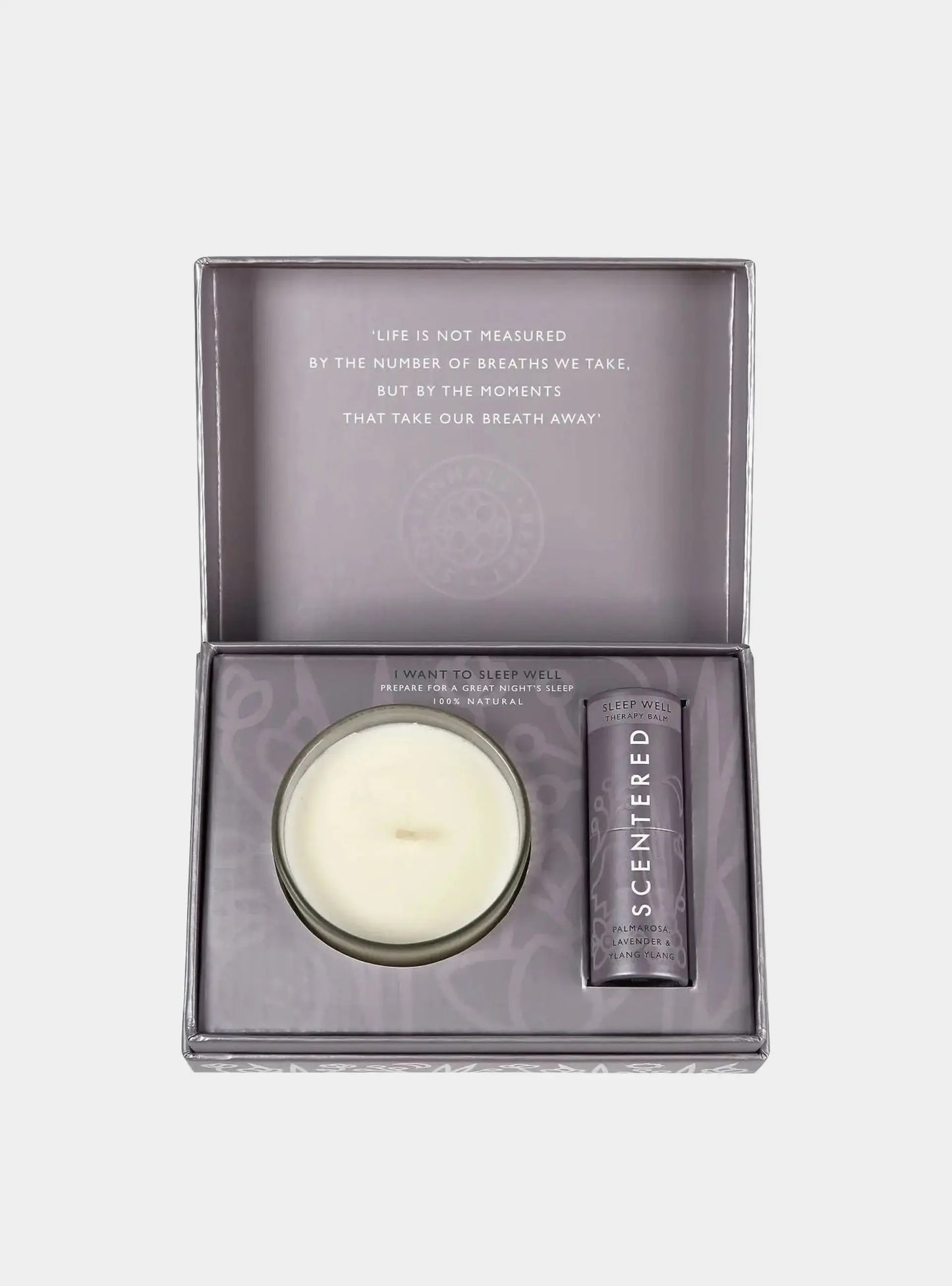 Aromatherapy Balm and Candle Set Scentered