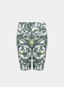  Arran Performance Cycle Shorts - Leaf Print Peachaus